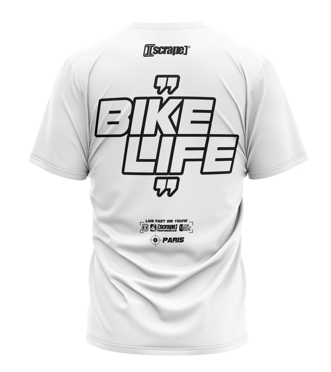 scrape]® BIKELIFE T-shirt White