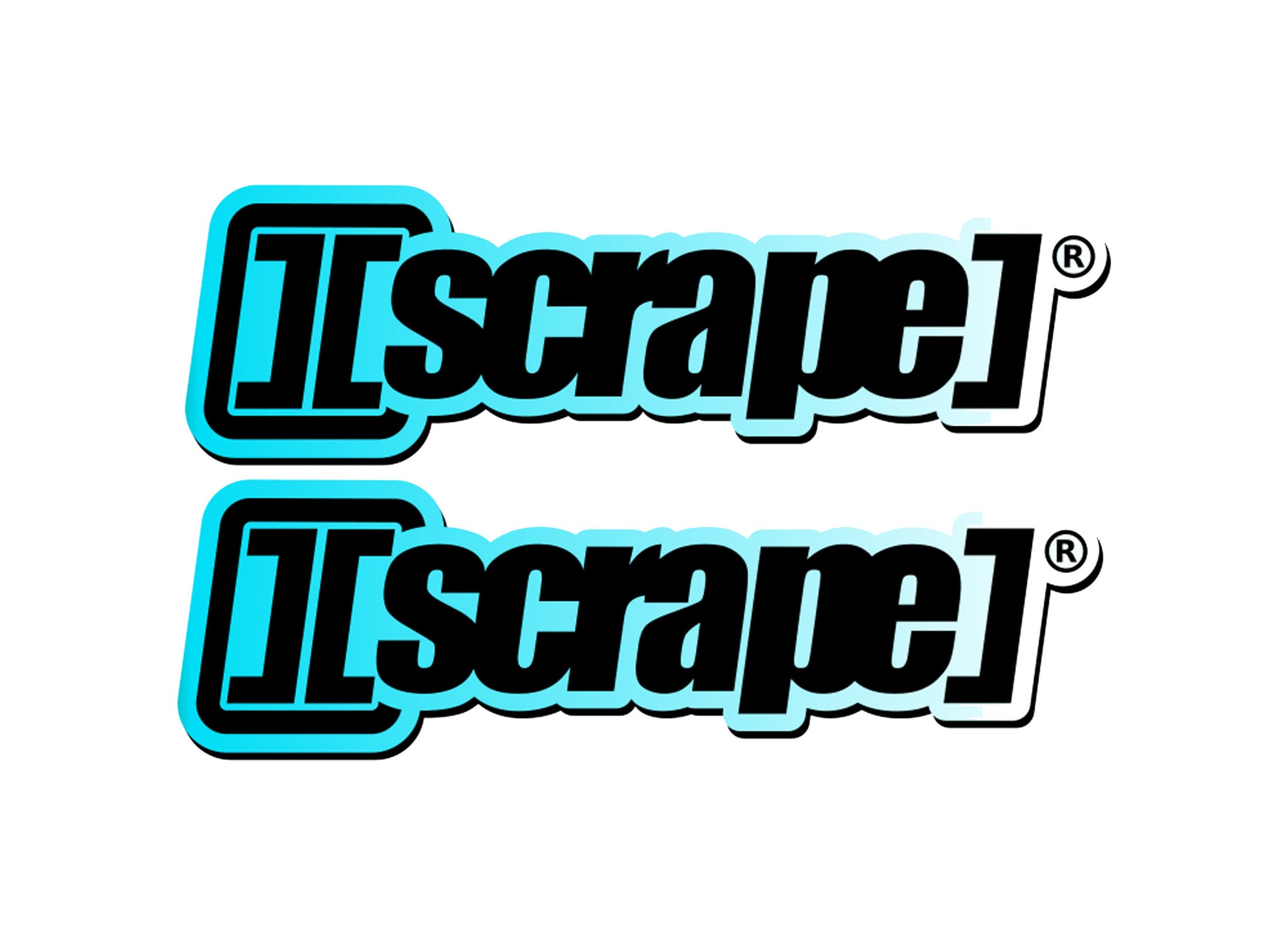 2x Stickers [scrape]® SKY