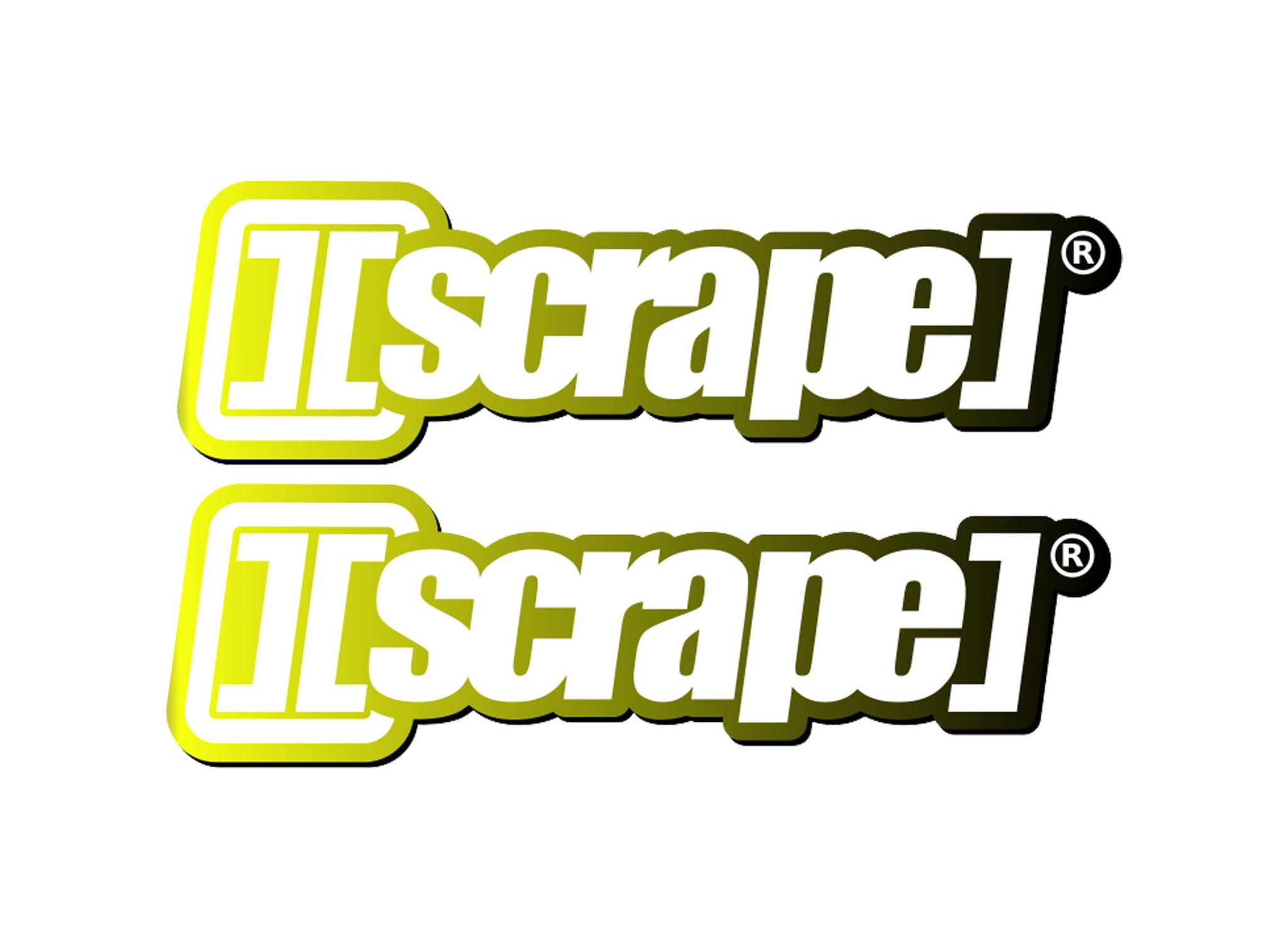 2x Stickers [scrape]® THE-BEE