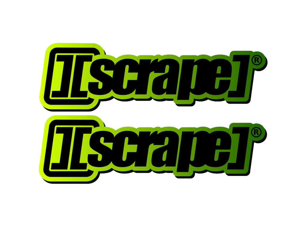 2x Stickers [scrape]® BRAZIL