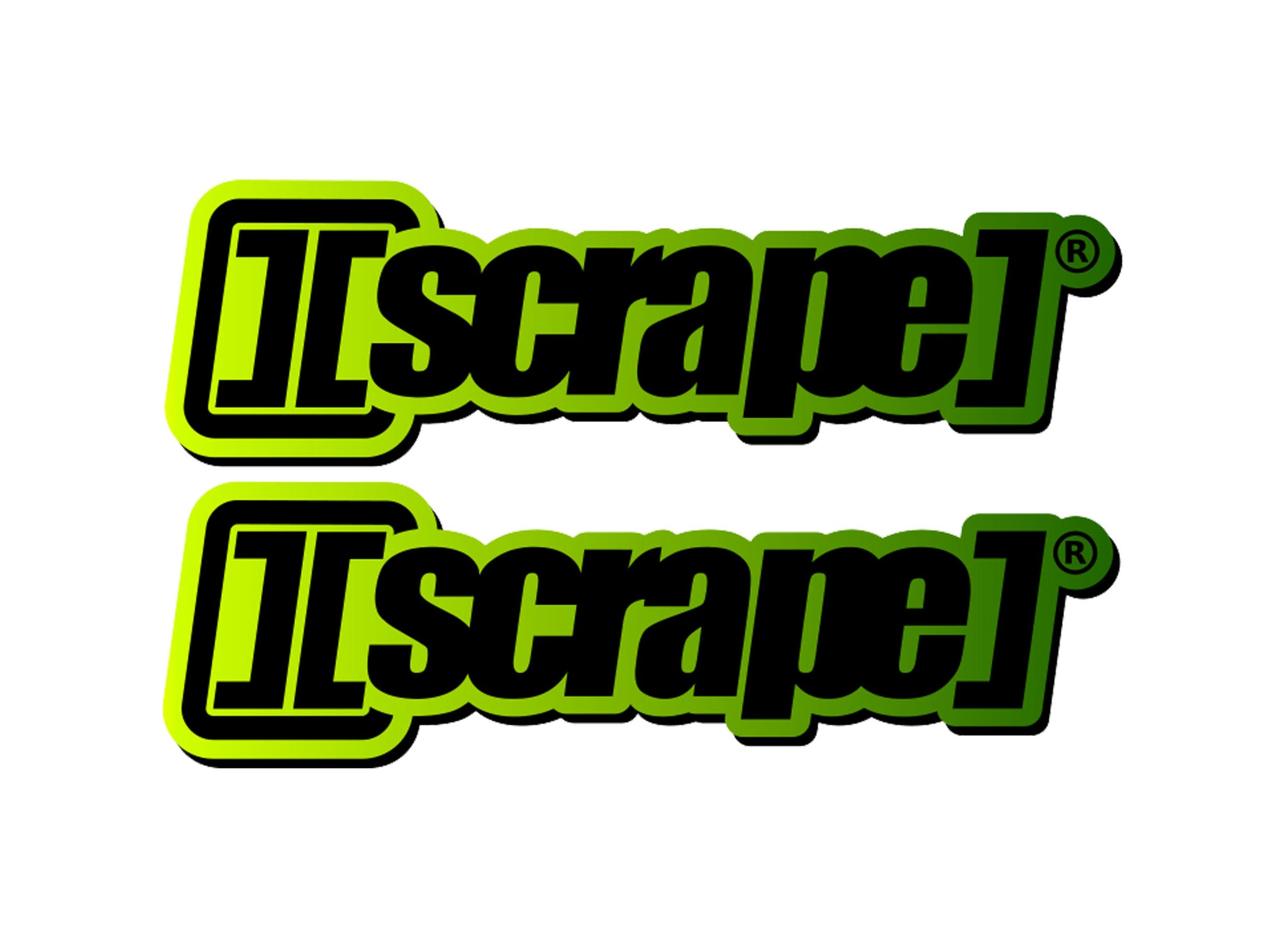 2x Stickers [scrape]® BRAZIL