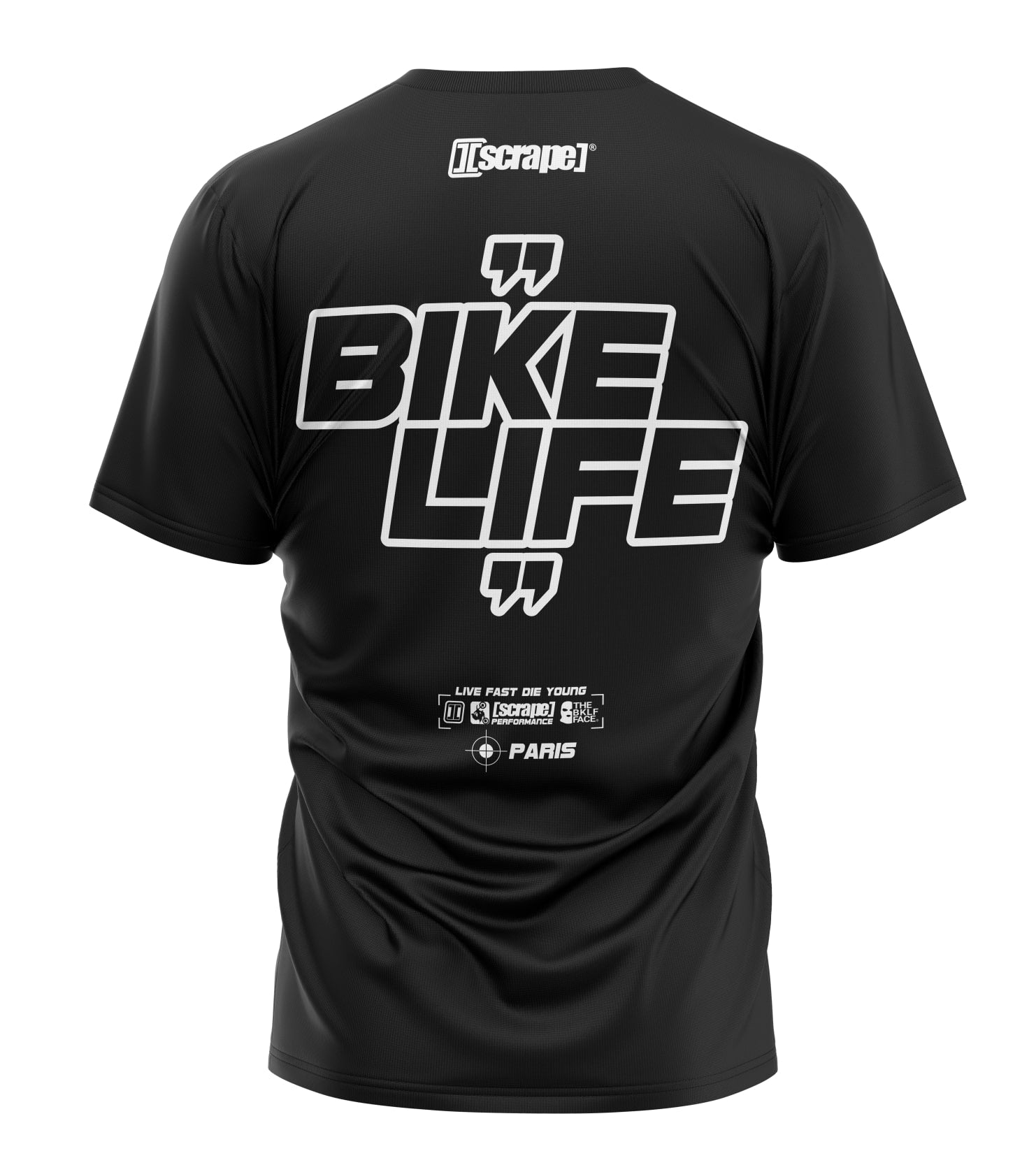 scrape]® BIKELIFE T-shirt Black