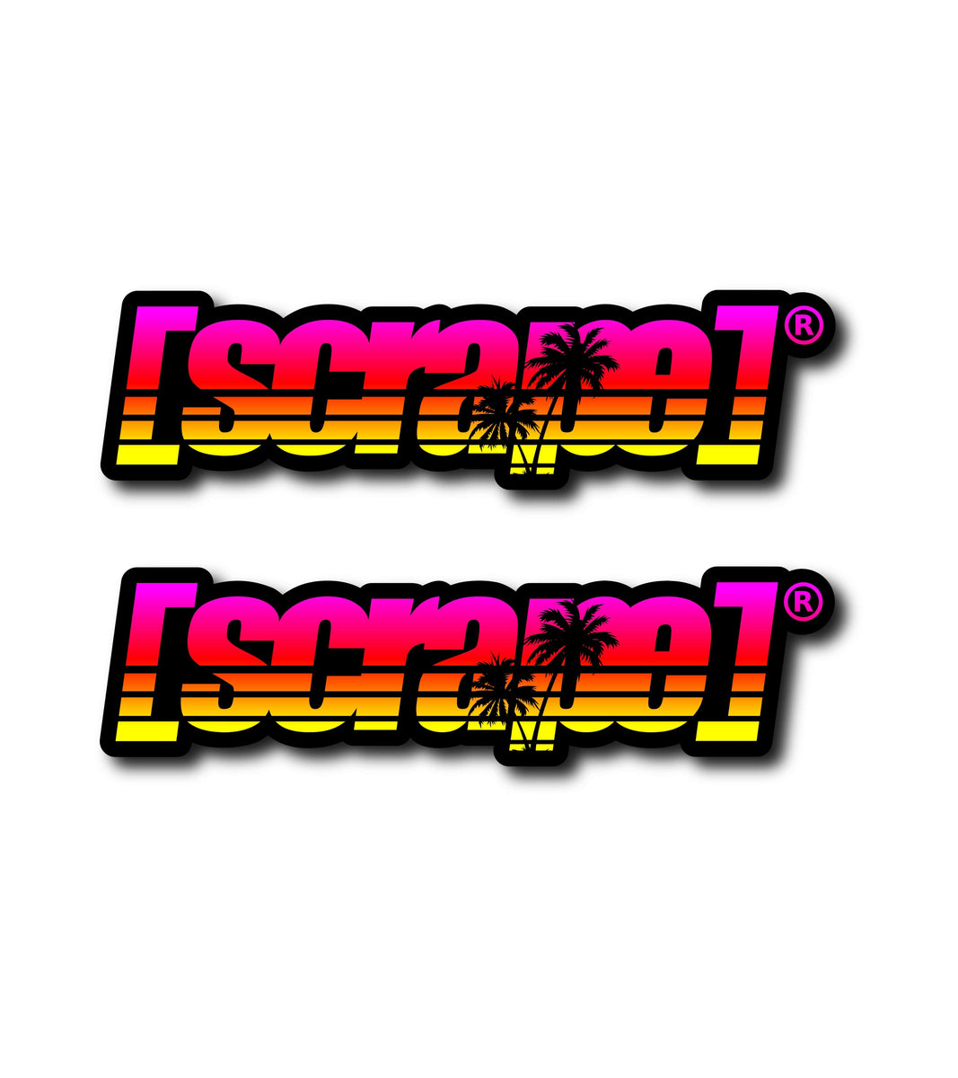 Kit Stickers [scrape]® MIAMI