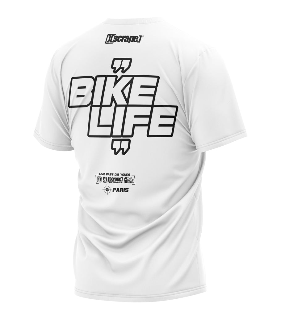 [scrape]® BIKELIFE T-shirt White