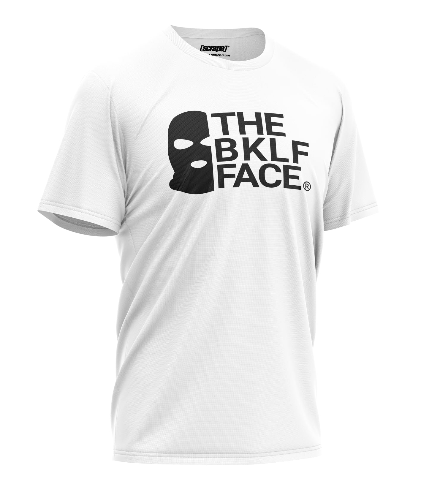 T-shirt [scrape]® THEBKLFFACE White