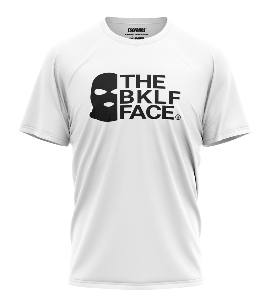 T-shirt [scrape]® THEBKLFFACE Blanc
