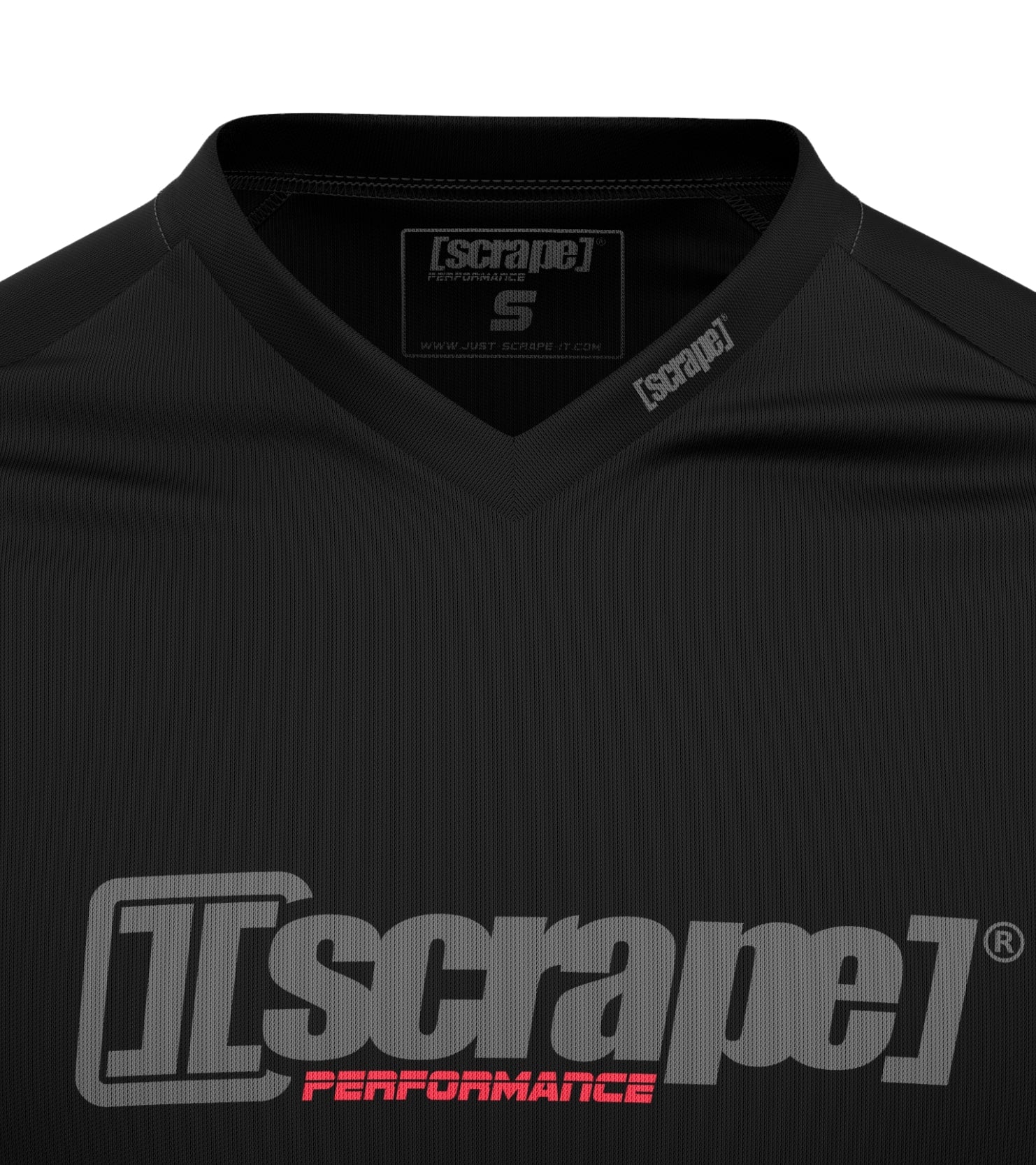 [scrape]® Performance Jersey Black