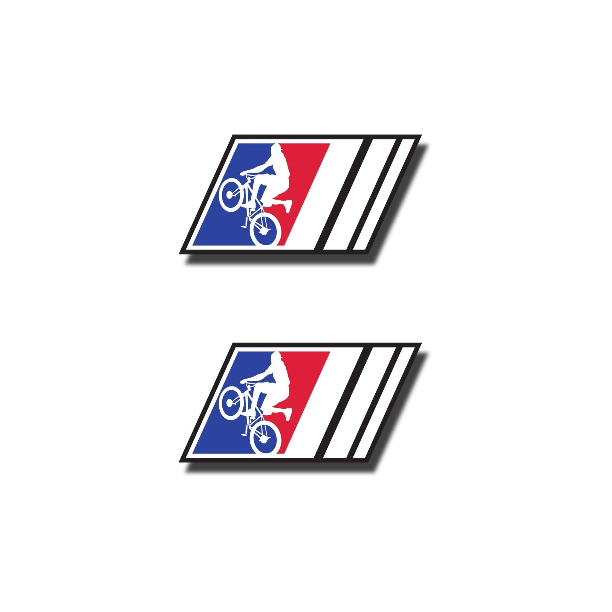 2x Stickers [scrape]® League Bike