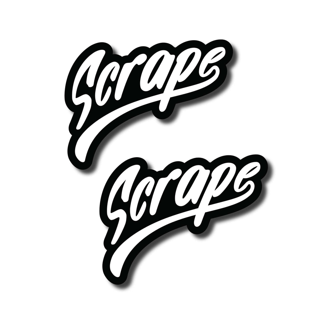 2x Stickers [scrape]® Misjudged Original