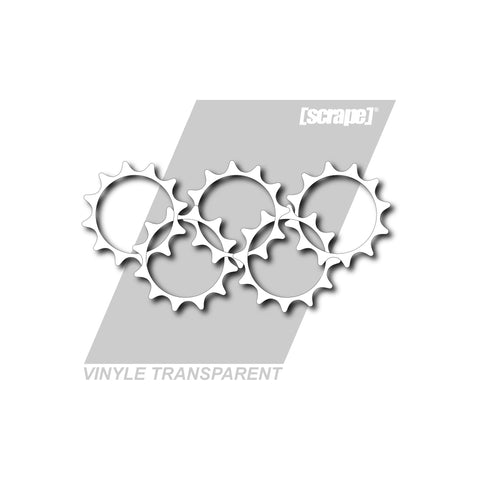 Sticker [scrape]® RTTO Vinyl White