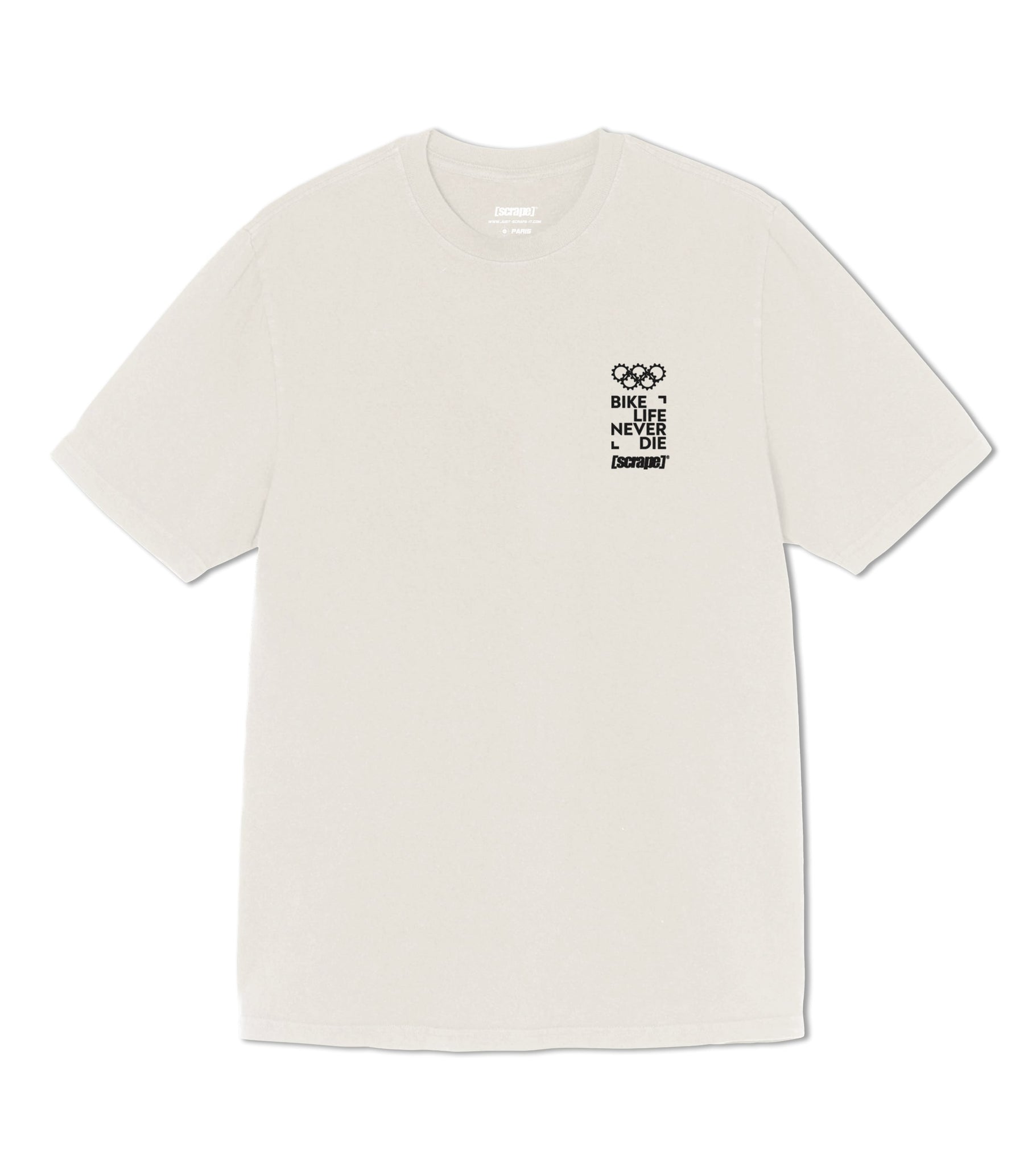 T-shirt Oversize [scrape]® BIKELIFE NEVER DIE